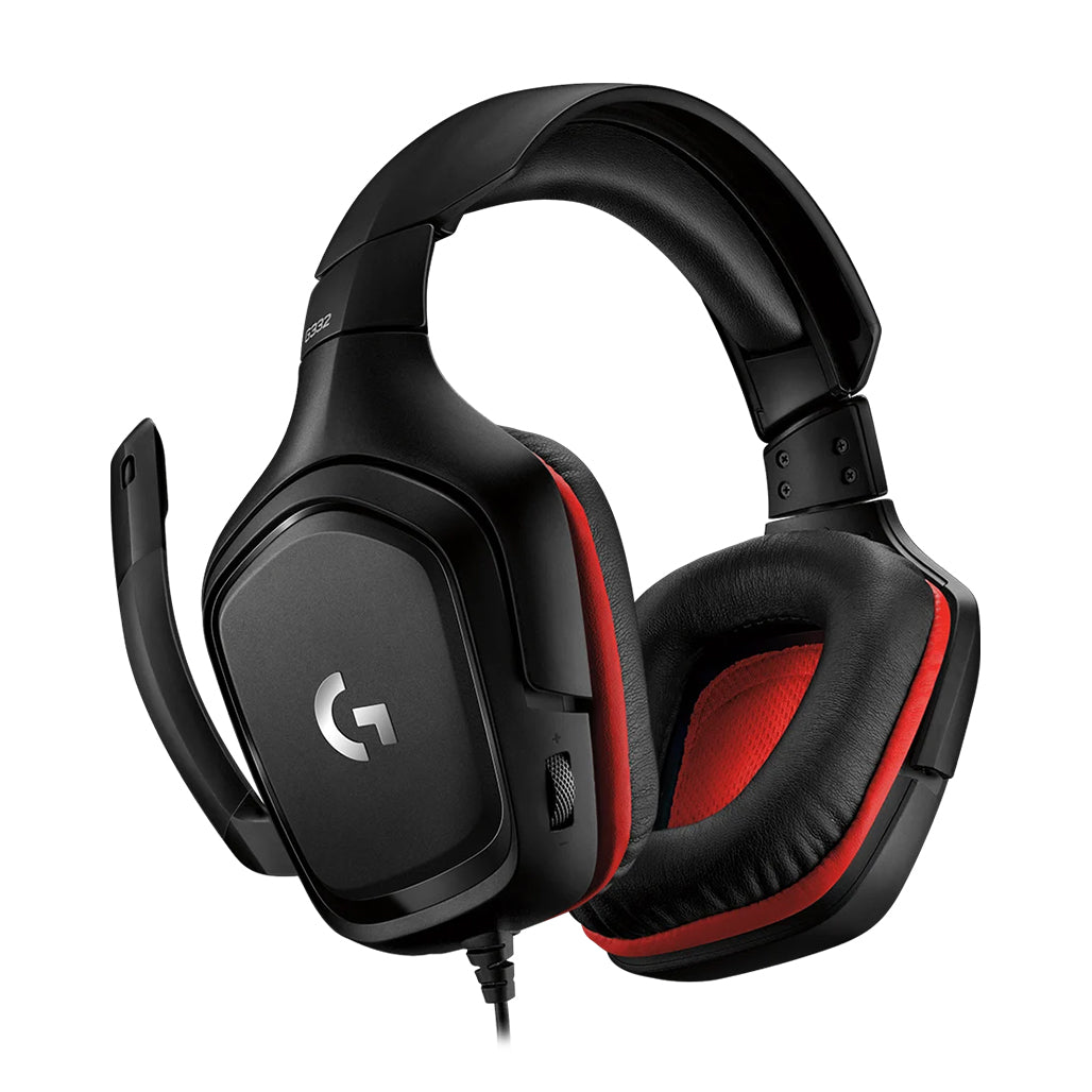 A Photo Of Logitech G331 Stereo Gaming Headset - 50mm Drivers, Flip-to-Mute Microphone, Comfortable Design