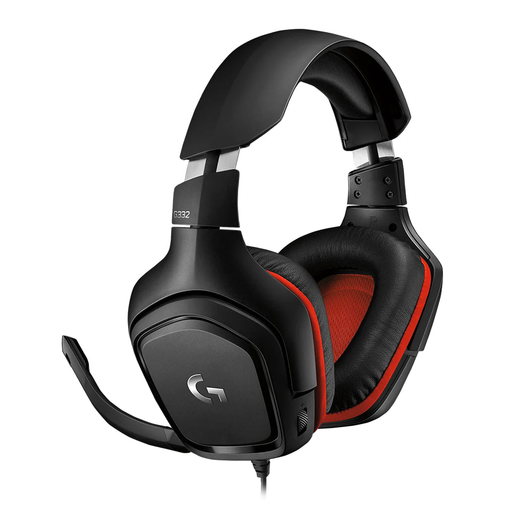 A Photo Of Logitech G331 Stereo Gaming Headset - 50mm Drivers, Flip-to-Mute Microphone, Comfortable Design