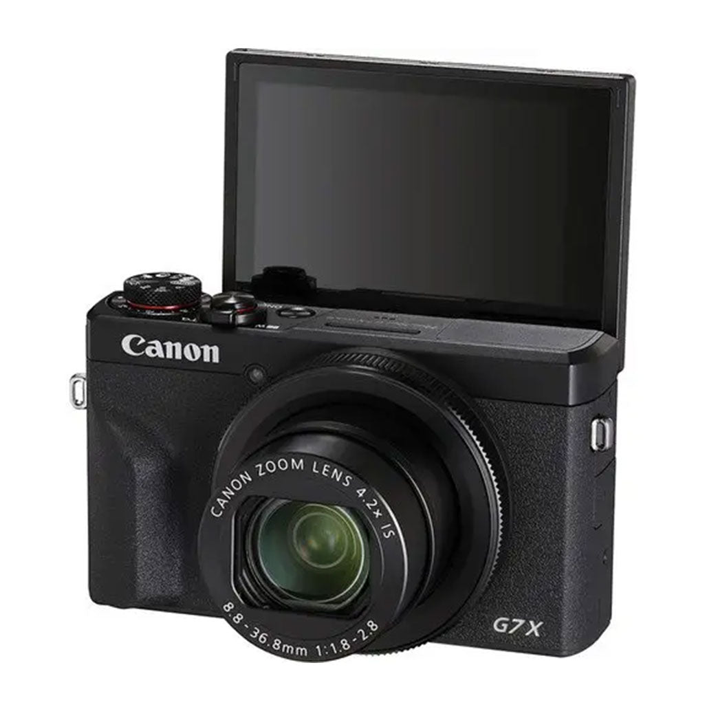 A Photo Of Canon PowerShot G7X Mark III Digital Camera – Compact 4K Vlogging Camera with Live Streaming – Black