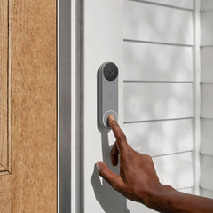 A Photo Of Google Nest Wi-Fi Video Doorbell - Battery Operated, Wireless Security in Ash Gray