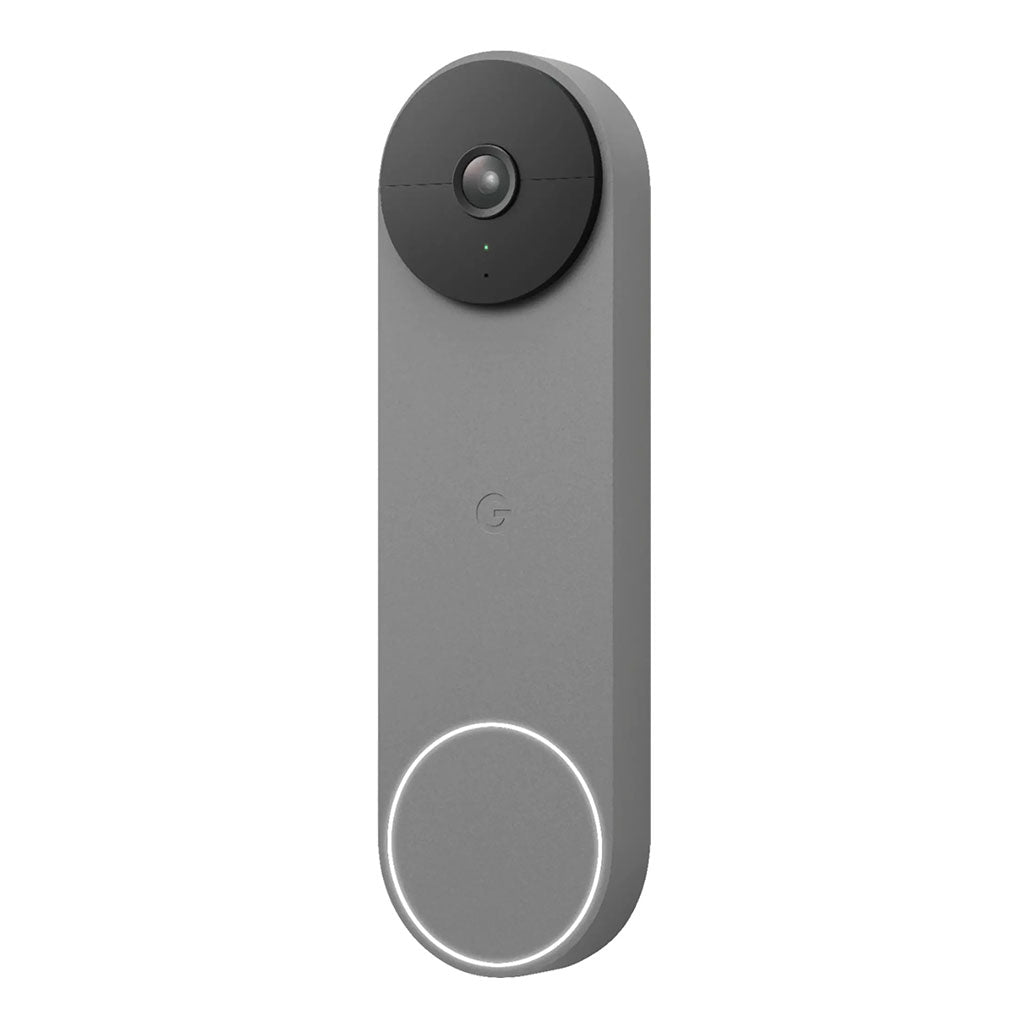 A Photo Of Google Nest Wi-Fi Video Doorbell - Battery Operated, Wireless Security in Ash Gray