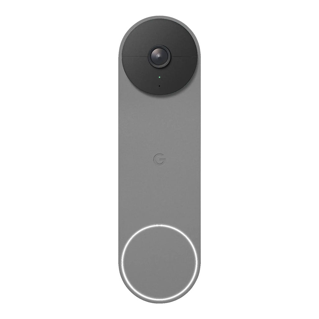 A Photo Of Google Nest Wi-Fi Video Doorbell - Battery Operated, Wireless Security in Ash Gray