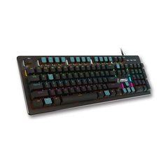 A Photo Of MSI FORGE GK300 Gaming Keyboard and Mouse Combo – Durable Blue Mechanical Switches, RGB Lighting, and High-Performance Precision