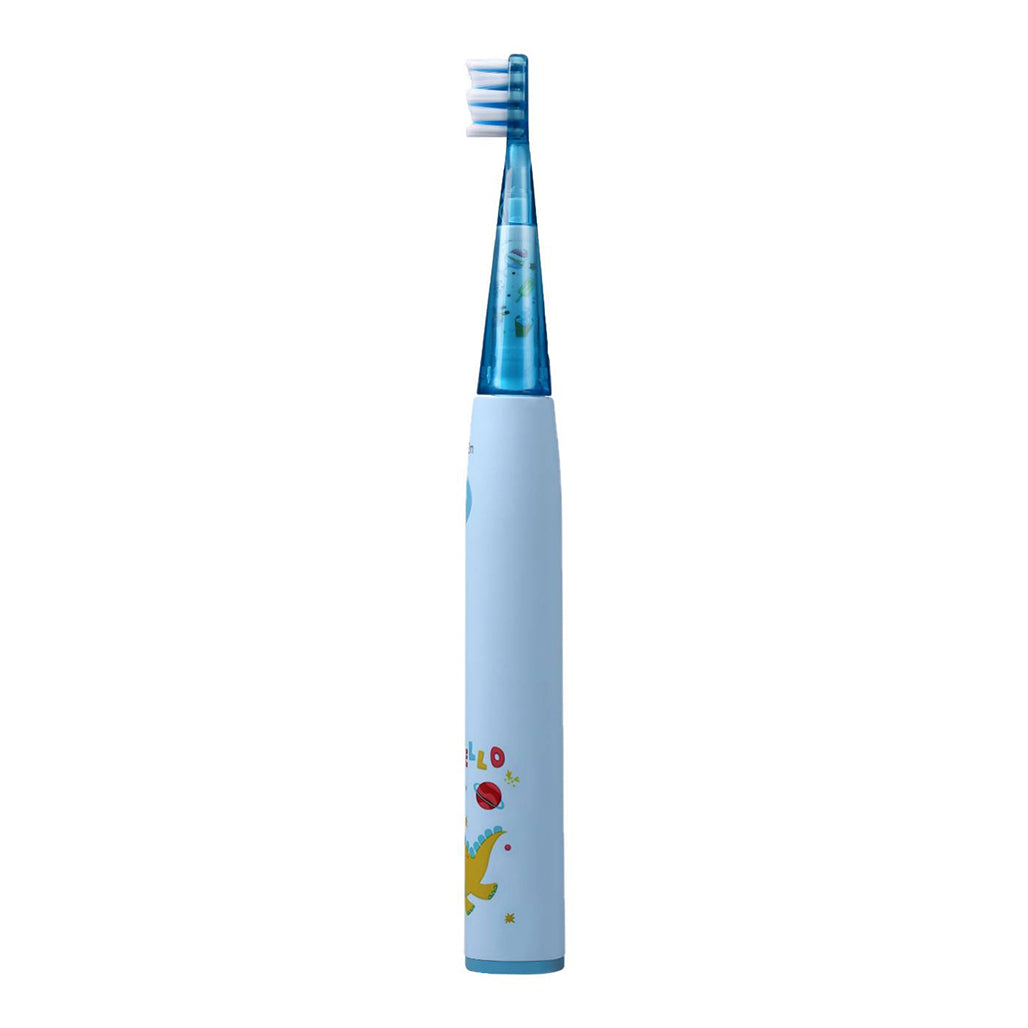 A Photo Of Green Lion Kids Electric Toothbrush - 3 Modes, 60 Days Battery, Food-Grade Bristles, Waterproof, Shining Lights, 500mAh Battery, Safe for Children