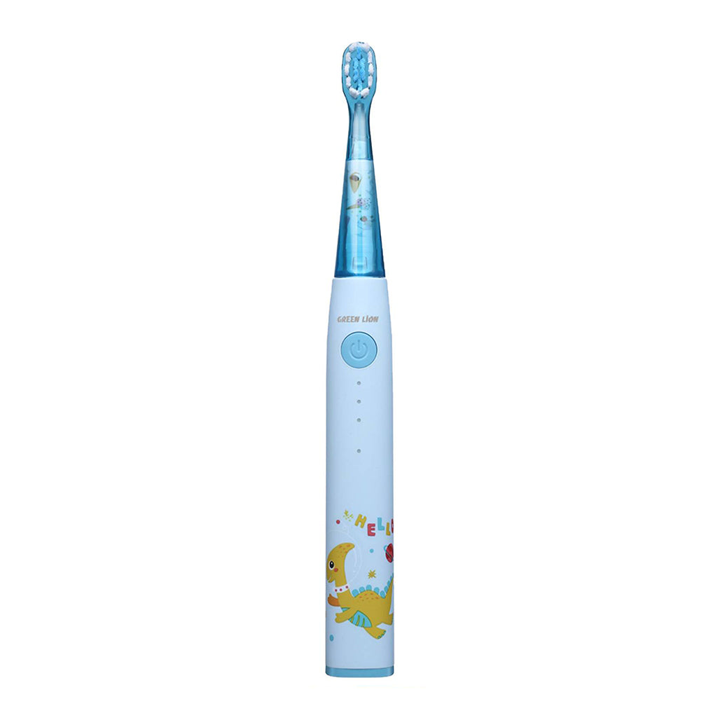 A Photo Of Green Lion Kids Electric Toothbrush - 3 Modes, 60 Days Battery, Food-Grade Bristles, Waterproof, Shining Lights, 500mAh Battery, Safe for Children