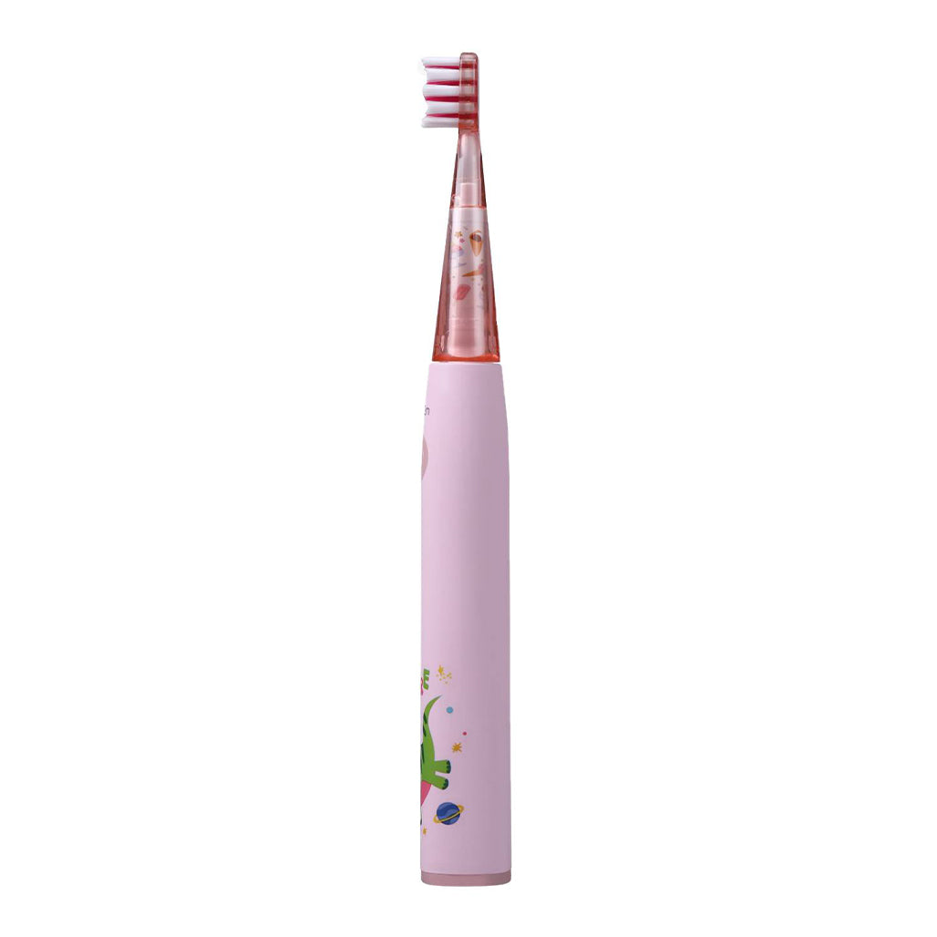 A Photo Of Green Lion Kids Electric Toothbrush - 3 Modes, 60 Days Battery, Food-Grade Bristles, Waterproof, Shining Lights, 500mAh Battery, Safe for Children