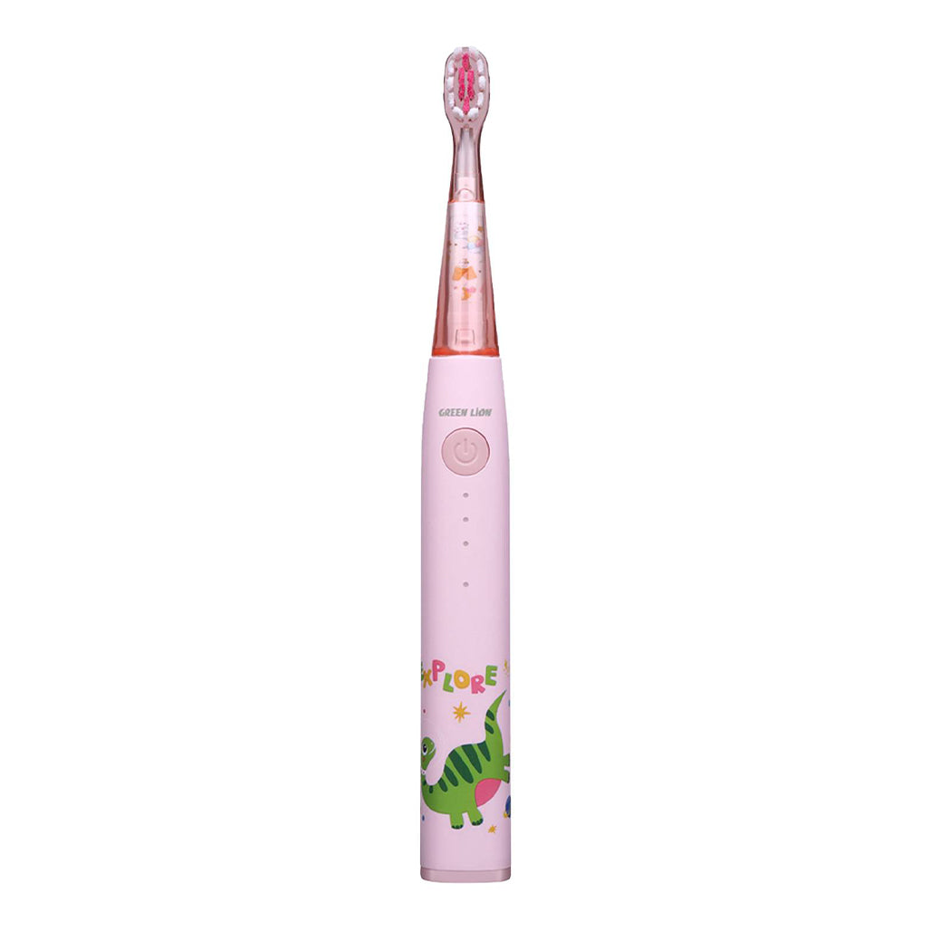 A Photo Of Green Lion Kids Electric Toothbrush - 3 Modes, 60 Days Battery, Food-Grade Bristles, Waterproof, Shining Lights, 500mAh Battery, Safe for Children