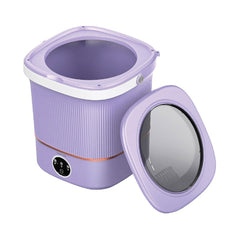 A Photo Of Green Lion Portable 12L Washing Machine – Compact Laundry Solution in Purple