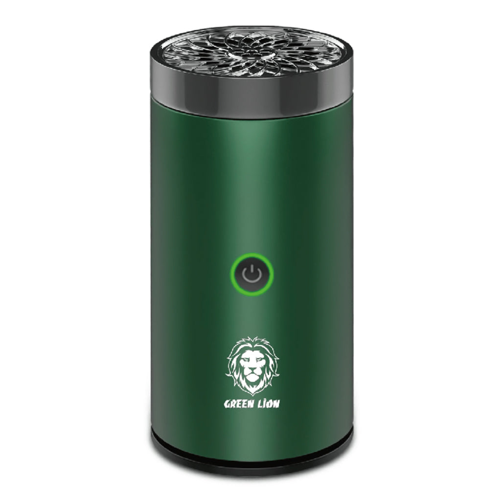 A Photo Of Green Lion Smart Bakhour - Rechargeable Electric Car Incense Burner - Green