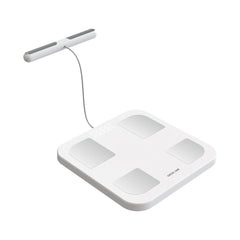 A Photo Of Green Lion Smart Body Scale with 8 Electrodes, Bluetooth 5.0, and 180kg Capacity - White