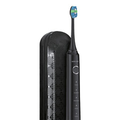 A Photo Of Green Lion Smart Brush Rechargeable Toothbrush - Sonic Electric Toothbrush with 5 Modes, Long Battery Life, and IPX7 Waterproof Design - Black