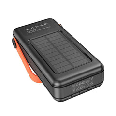 Green Lion Solar Portable Power Bank 30000mAh PD 20W QC3.0 - Black