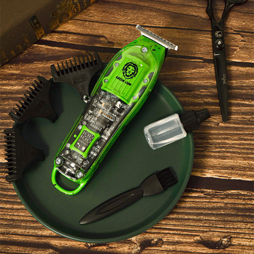 Green Lion GNTPROTMRGN 6000RPM USB Charging Transparent Pro Hair Trimmer 1400mAh, 31967983304956, Available at 961Souq