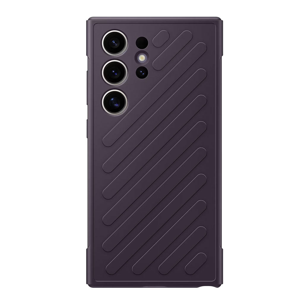 A Photo Of Samsung Galaxy S24 Ultra Shield Case - Rugged Dark Violet Design for Advanced Protection