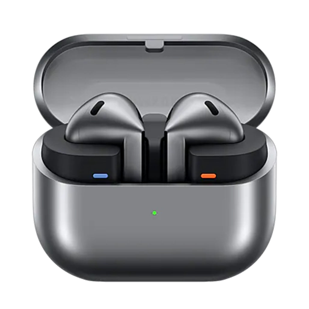 A Photo Of Samsung Galaxy Buds3 True Wireless Earbuds | Advanced ANC, Hi-Fi Sound, Real-Time Translation, Silver