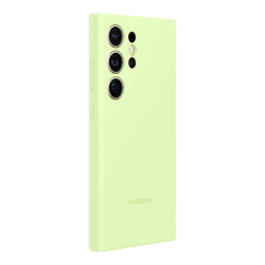 A Photo Of Samsung Galaxy S24 Ultra Silicone Case - Lime | EF-PS928TGEGUS