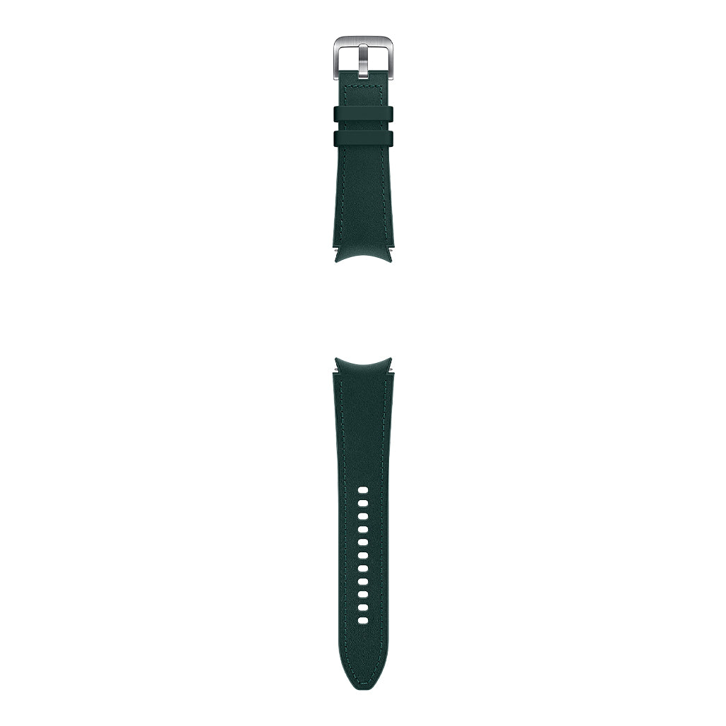 Samsung Galaxy Watch Hybrid Eco-Leather T-Buckle Band 20mm - M/L - Green, 32883094487292, Available at 961Souq