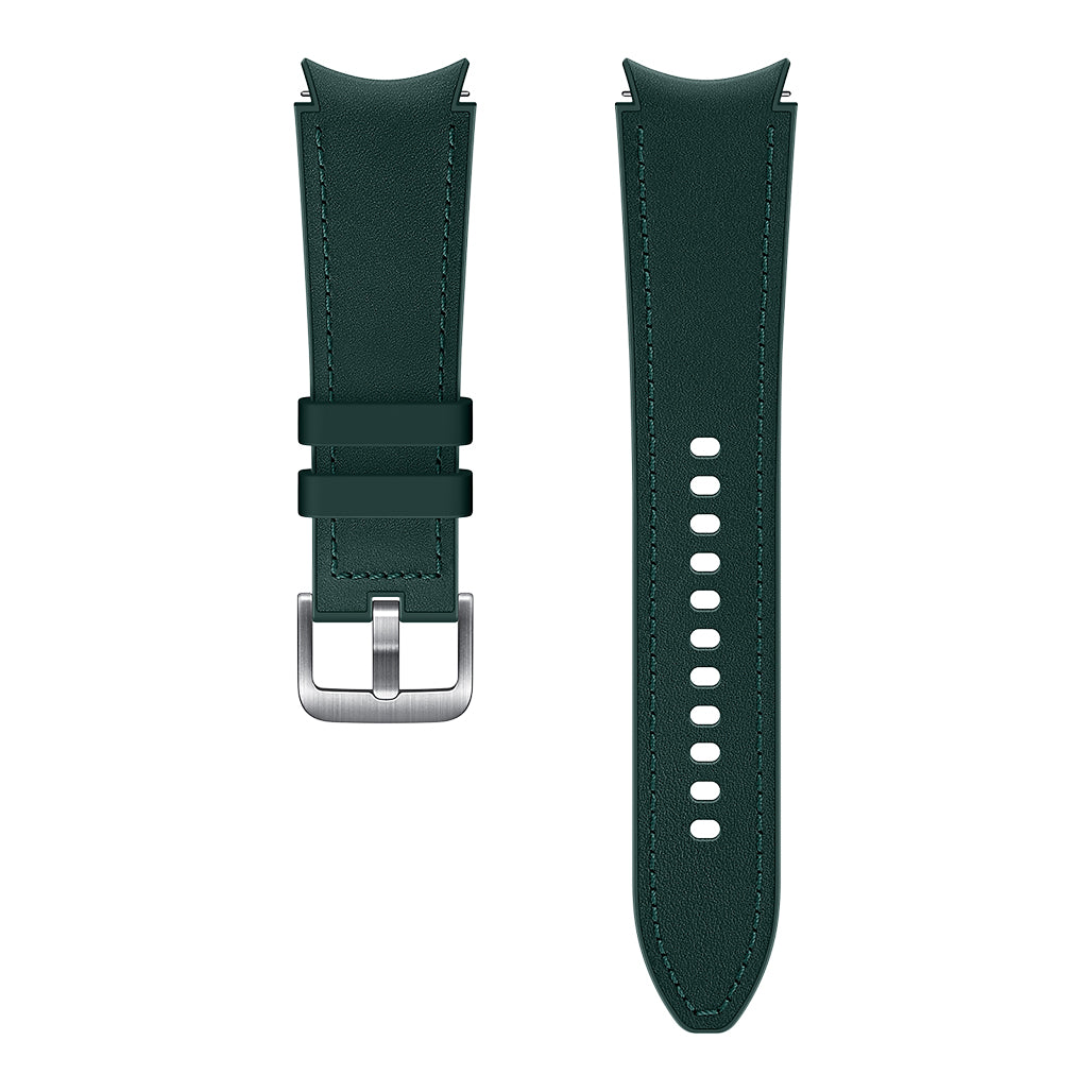 Samsung Galaxy Watch Hybrid Eco-Leather T-Buckle Band 20mm - M/L - Green, 32883094520060, Available at 961Souq