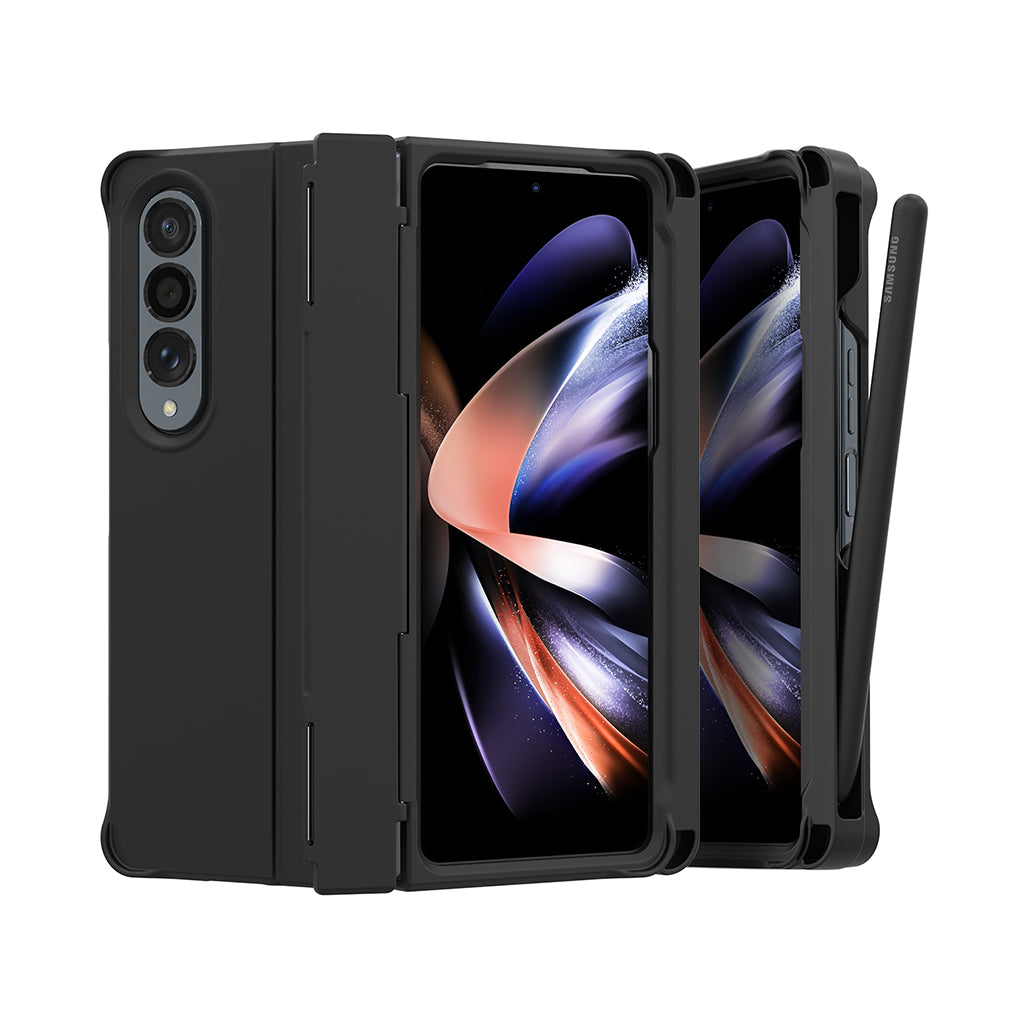 A Photo Of Araree Nukin 360P Protection Case for Galaxy Z Fold4 – S Pen Storage, Hinge Protection, Polycarbonate