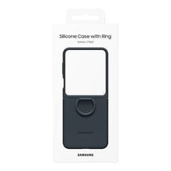 Samsung Galaxy Z Flip5 Silicone Case with Ring, Indigo Blue EF-PF731TNEGUS