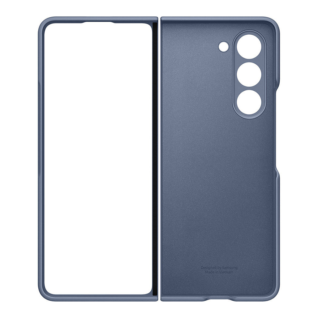 A Photo Of Samsung Galaxy Z Fold5 Slim S-Pen Case - Icy Blue, Built-in S Pen with Eco-Friendly Materials