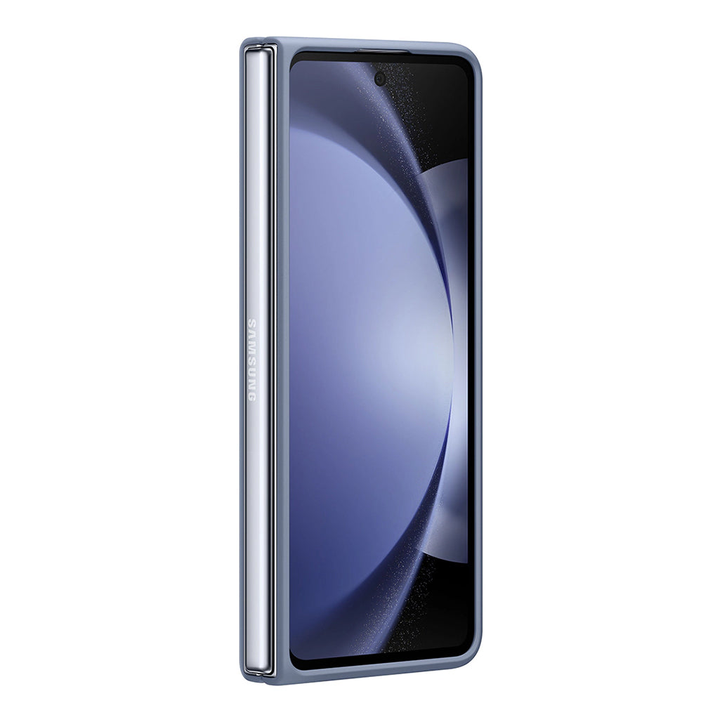 A Photo Of Samsung Galaxy Z Fold5 Slim S-Pen Case - Icy Blue, Built-in S Pen with Eco-Friendly Materials