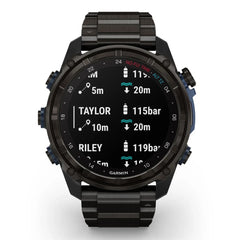 A Photo Of Garmin Descent™ Mk3i - Carbon grey DLC titanium with DLC titanium band | 010-02752-14