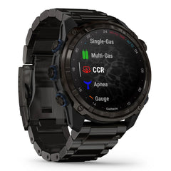 A Photo Of Garmin Descent™ Mk3i - Carbon grey DLC titanium with DLC titanium band | 010-02752-14