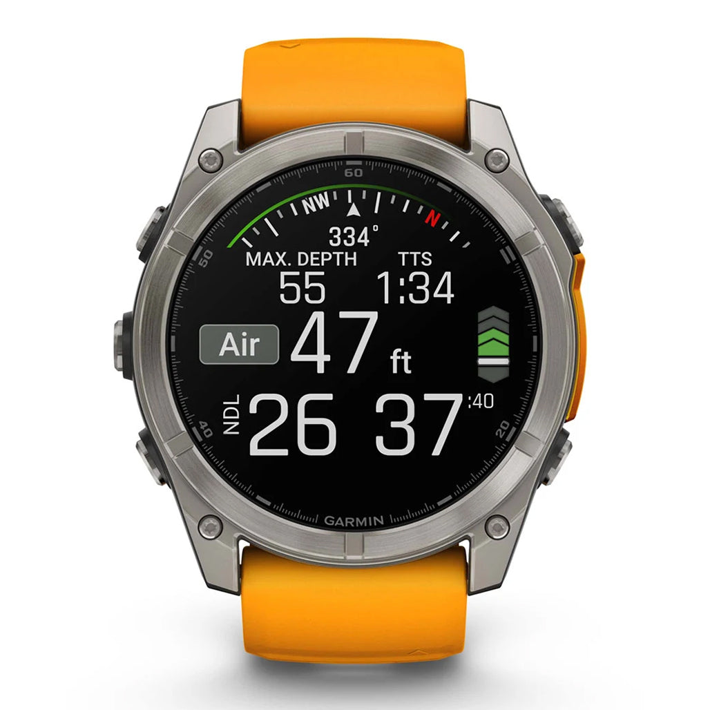 A Photo Of Garmin fēnix® 8 – 51mm Smartwatch with AMOLED Display, Built-In GPS, and Dive Rating