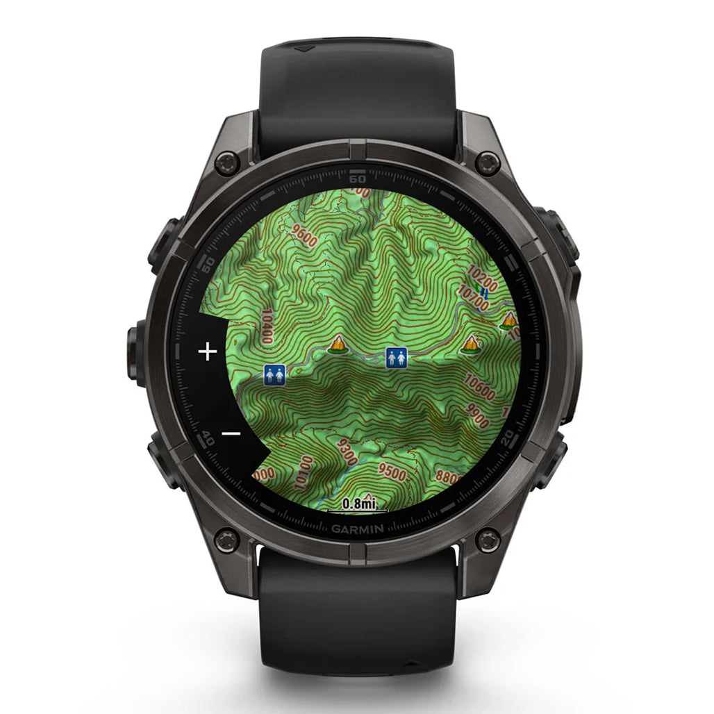 A Photo Of Garmin fēnix® 8 – 47 mm - AMOLED Sapphire - Premium Multisport GPS Watch