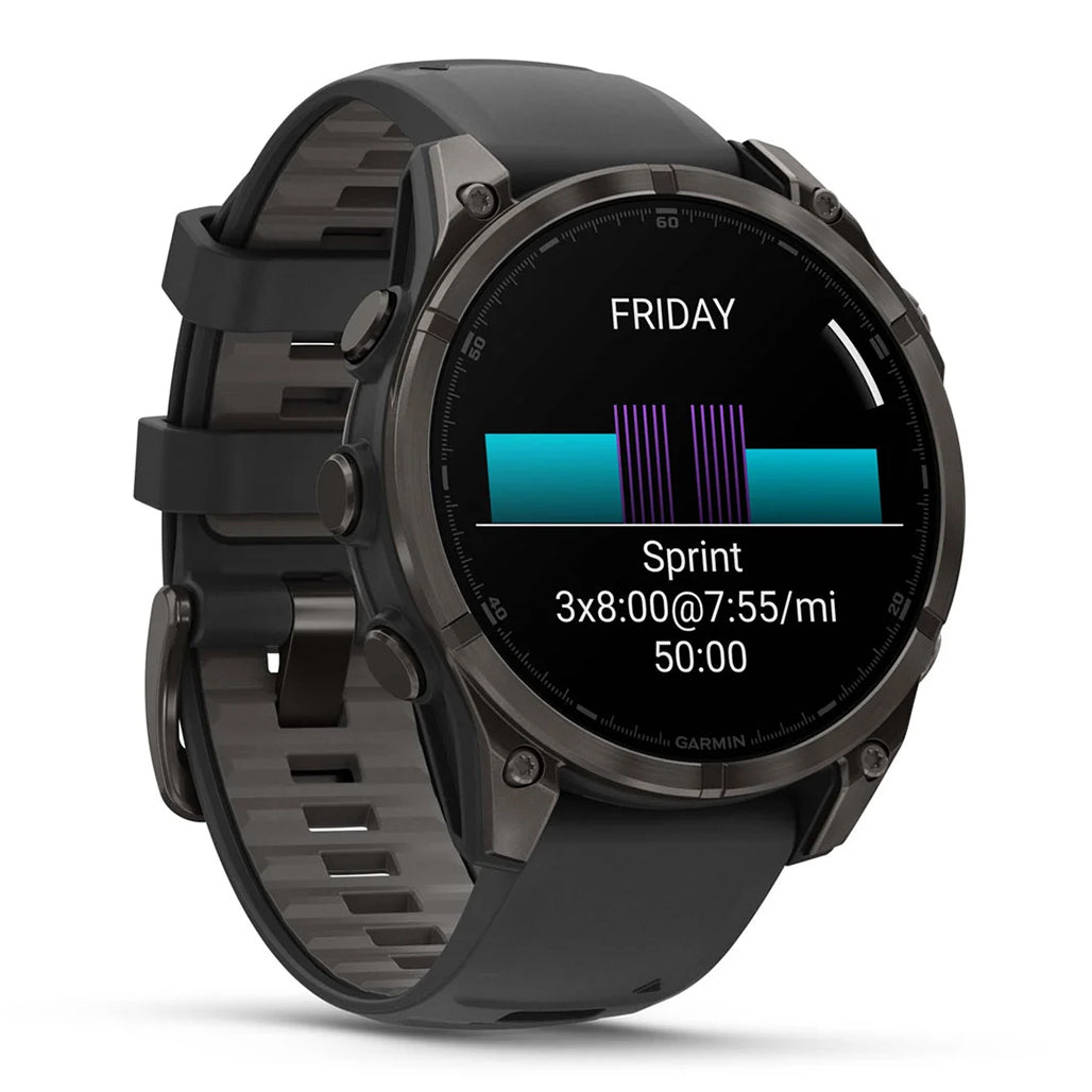 A Photo Of Garmin fēnix® 8 – 47 mm - AMOLED Sapphire - Premium Multisport GPS Watch