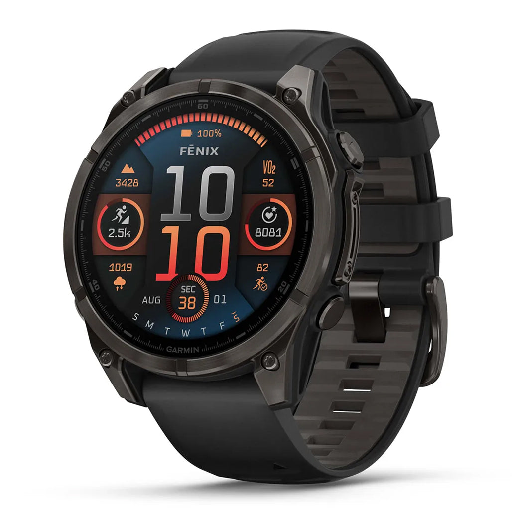 A Photo Of Garmin fēnix® 8 – 47 mm - AMOLED Sapphire - Premium Multisport GPS Watch