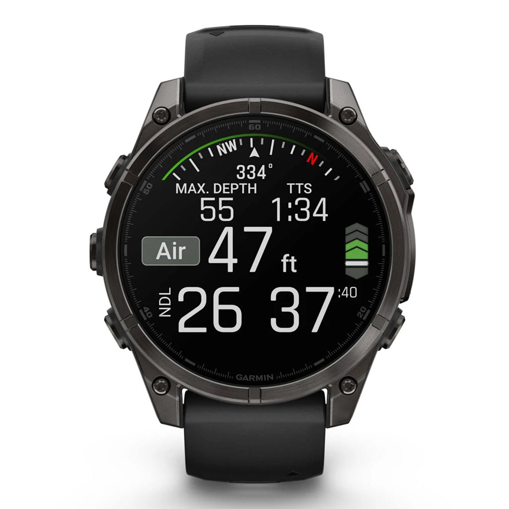 A Photo Of Garmin fēnix® 8 – 47 mm - AMOLED Sapphire - Premium Multisport GPS Watch