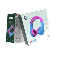 Green Lion Gk-100 Kid Headphone - Blue/Pink