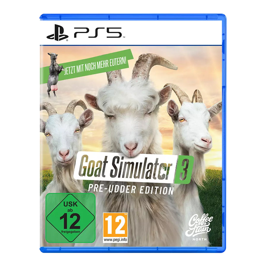 A Photo Of Goat Simulator 3 Pre-Udder Edition for PS5 – Ultimate Farmyard Chaos in an Open-World Sandbox