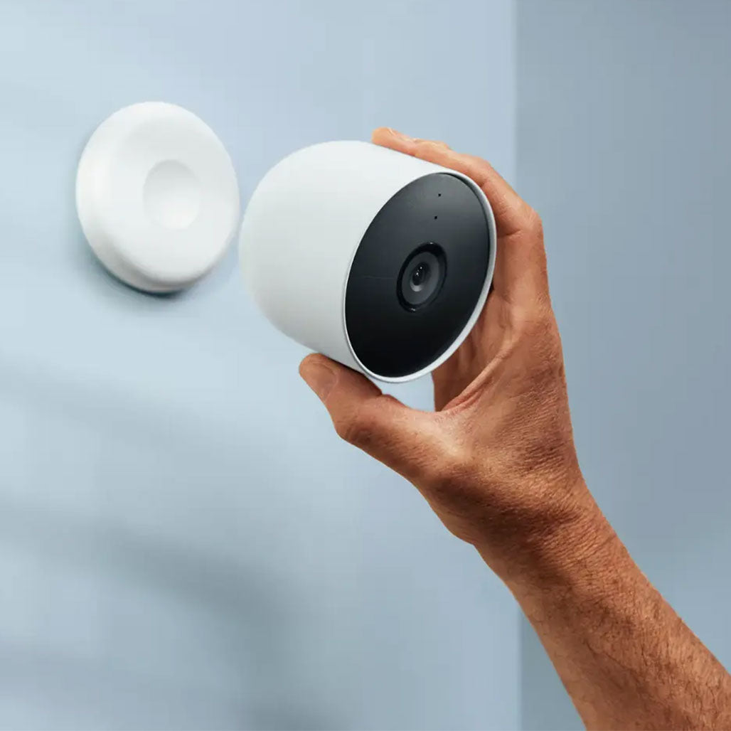 A Photo Of Google Nest Cam (2-Pack) Indoor/Outdoor Battery-Powered Security Cameras | Smart Home Monitoring