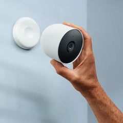 A Photo Of Google Nest Cam (2-Pack) Indoor/Outdoor Battery-Powered Security Cameras | Smart Home Monitoring