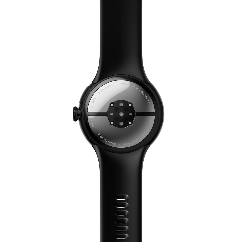 A Photo Of Google Pixel Watch 2 - Matte Black with Obsidian Active Band