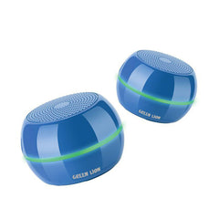 A Photo Of Green Lion Mini Speaker 2 - Blue - GNMINISP2BL