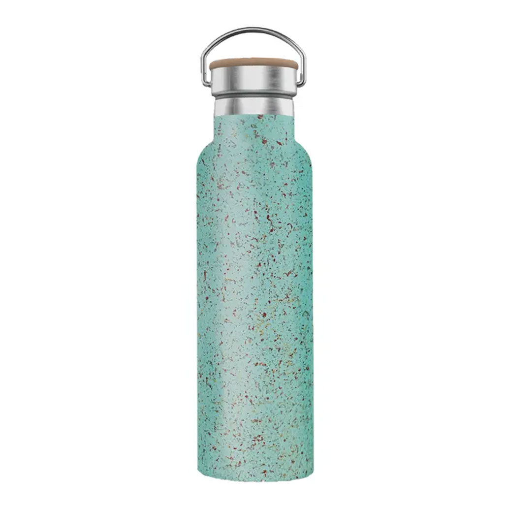 A Photo Of Green Lion Pattern Stainless Steel Water Bottle 600ml / 21oz