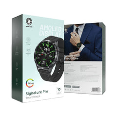 A Photo Of Green Lion Signature Pro - Smart Watch - GNSIGNPROSWBK - Black