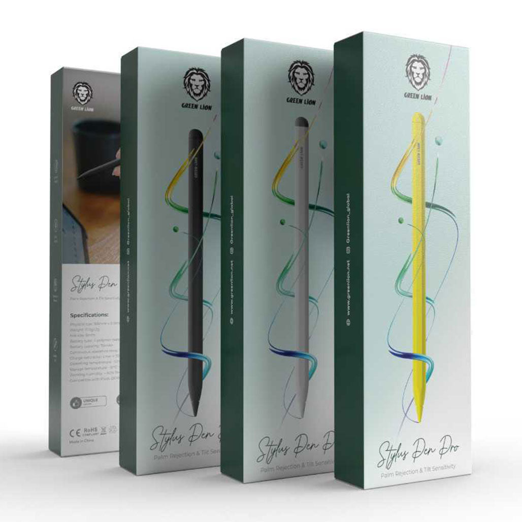 A Photo Of Green Lion Stylus Pen Pro - White - GNSTPENPRWH