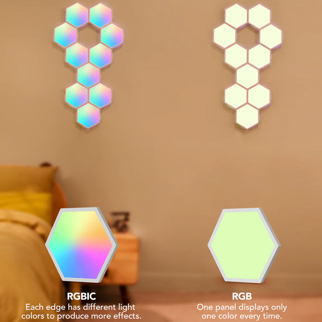 Govee Glide Hexagon Light Panels H6061, 32965488804092, Available at 961Souq