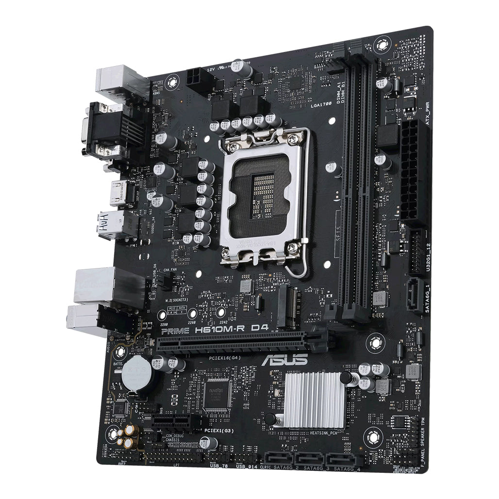 A Photo Of ASUS Prime H610M-R D4 Gaming Motherboard