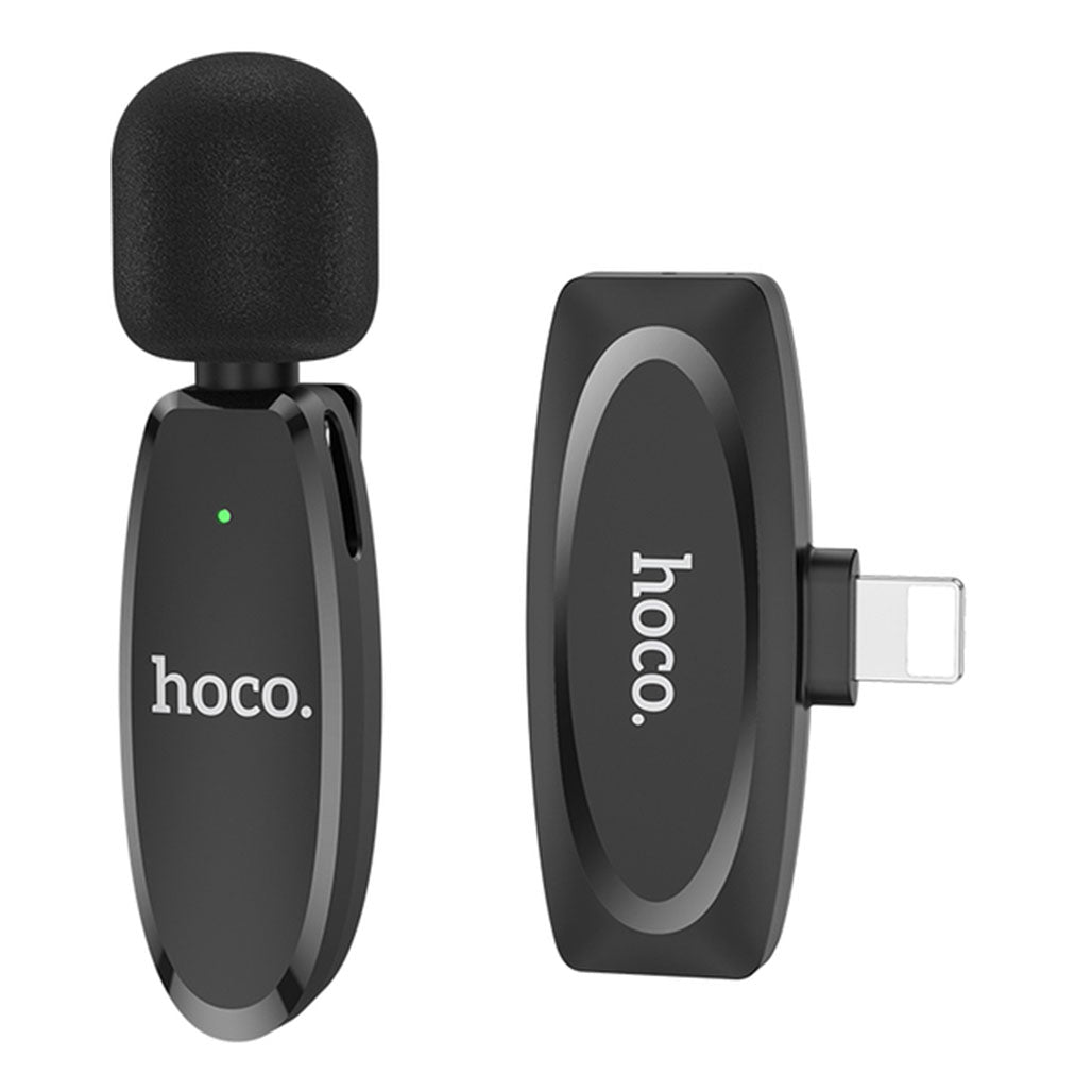 Hoco L15 wireless Lavalier Digital Microphone, 31943688454396, Available at 961Souq