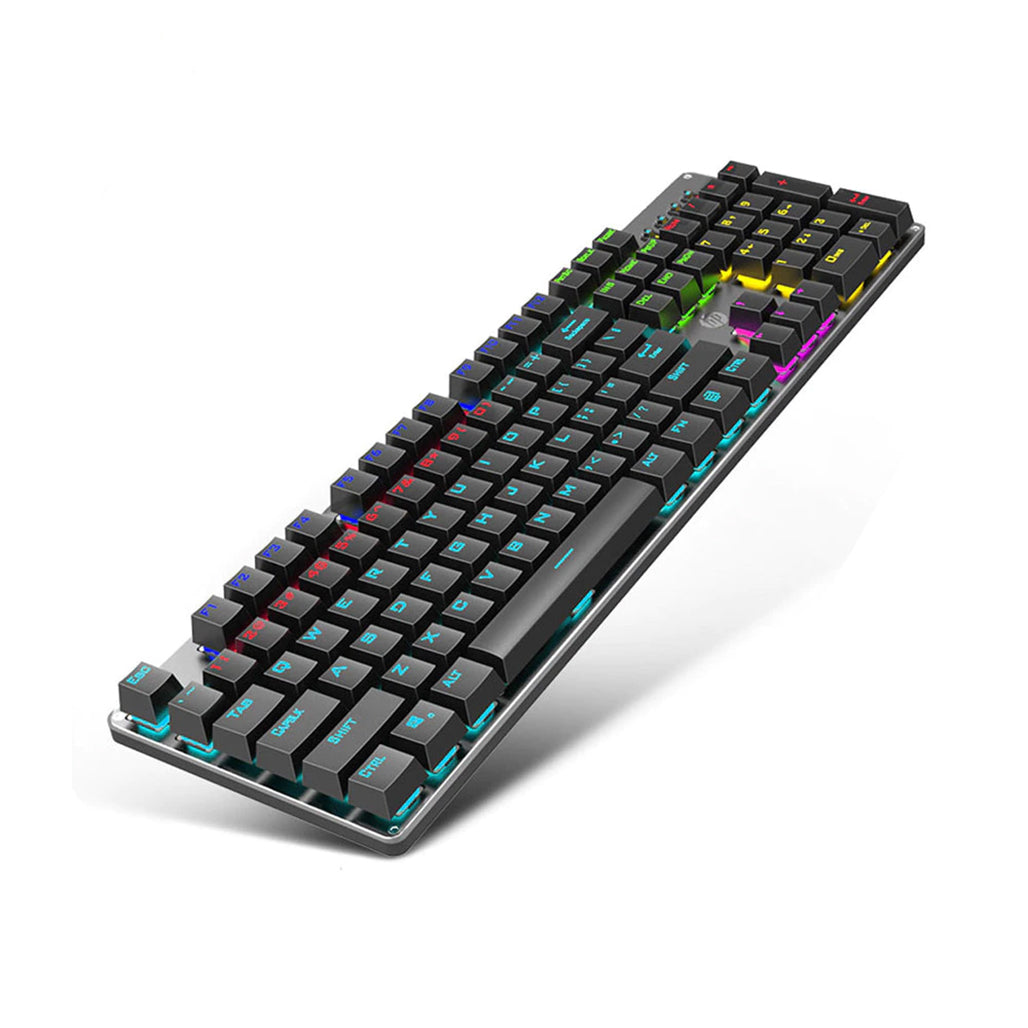 A Photo Of HP GK100F RGB Wired Mechanical Gaming Keyboard - Precision and Style Combined