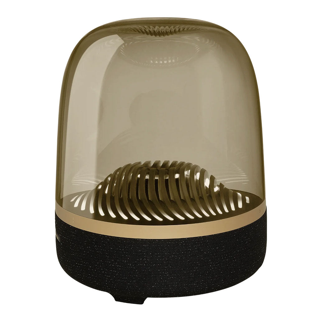 A Photo Of Harman Kardon Aura Studio 3 - Gold | Premium 360-Degree Bluetooth Speaker