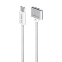 A Photo Of Promate MAGCORD-140PD 140W USB-C to MagSafe 3 Charging Cable for MacBook | High Tensile Strength & 2m Length