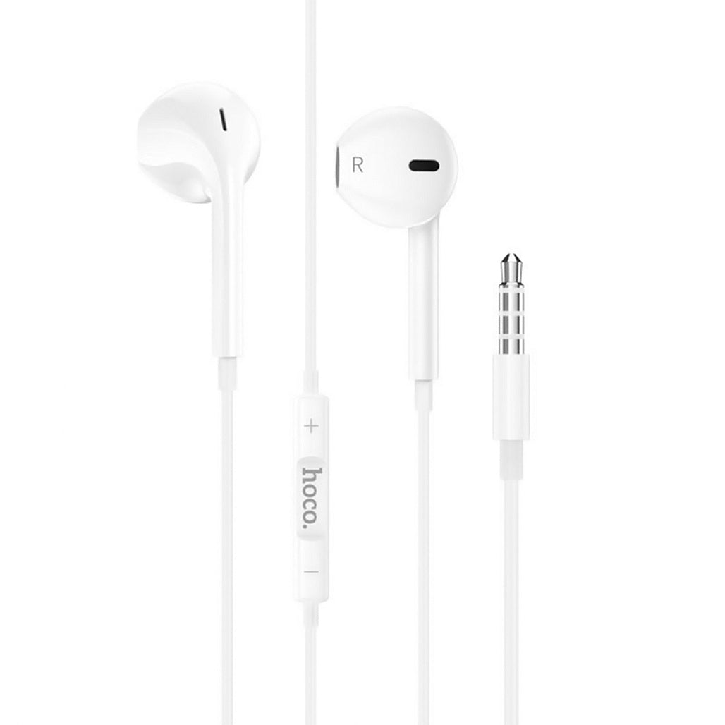 A Photo Of Hoco M101 Pro Crystal Joy Wire-Controlled Earphones with Microphone - Premium Sound and Comfort