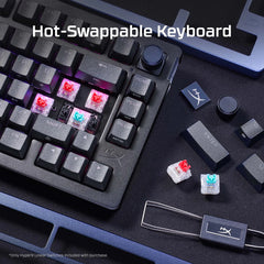 A Photo Of HyperX Alloy Rise - Ultimate Toolless Customizable RGB Gaming Keyboard with Red Switch